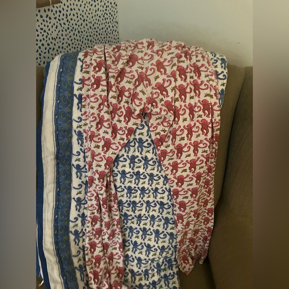 Preppy roller rabbit heart pants size x small